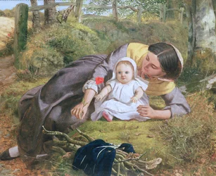 Mother and Child with a Poppy